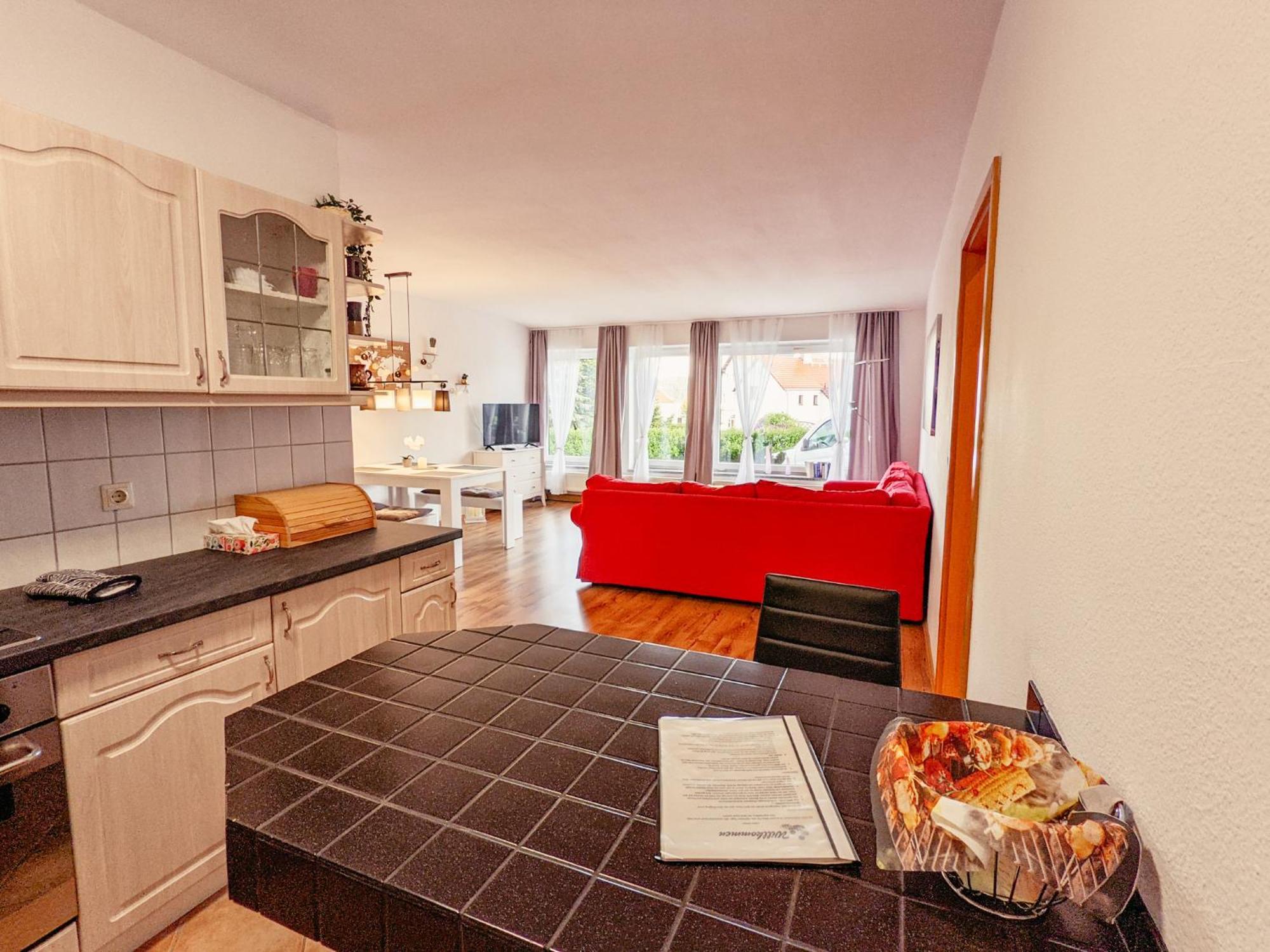 Апартаменты W4 - Urlaubsmagie- Pool, Terrasse, Barbecue Lichtenhain  Экстерьер фото